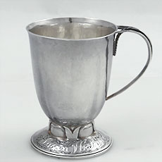 Peer Smed sterling cup with handle